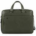 Cумка Piquadro Black Square/Green CA4027B3_VE
