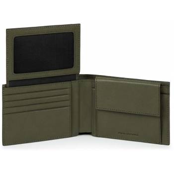 Портмоне Piquadro Black Square/Green PU1392B3R_VE