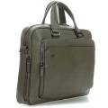 Cумка Piquadro Black Square/Green CA4027B3_VE