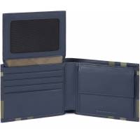 Портмоне Piquadro TAG/CheckBlue PU4518TAGR_CHECKBLU