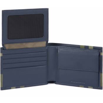 Портмоне Piquadro TAG/CheckBlue PU4518TAGR_CHECKBLU