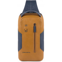 Монорюкзак Piquadro HAKONE/Tobacco-Blue CA5001S104_CUBL