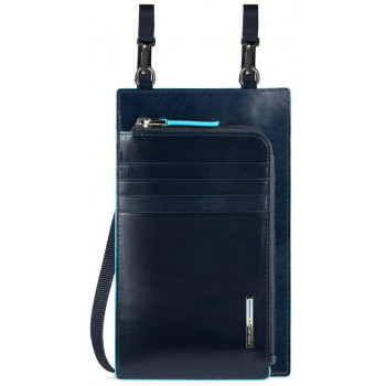 Сумочка для смартфона Piquadro Blue Square (B2) Navy Blue AC5634B2R_BLU2