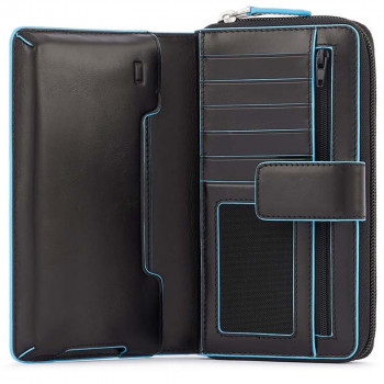 Портмоне Piquadro Blue Square (B2) Black PD1354B2R_N