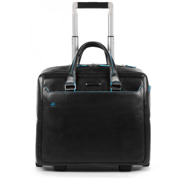 Бізнес-кейс на колесах Piquadro Blue Square (B2) Black S Маленький BV4729B2_N