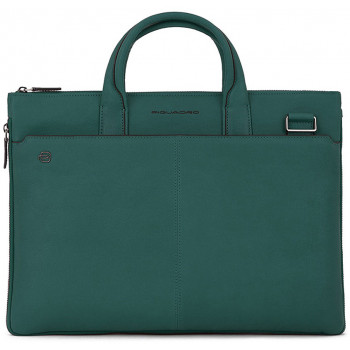 Сумка для ноутбука Piquadro Black Square (B3) Cinnabar Green CA4021B3_VE3