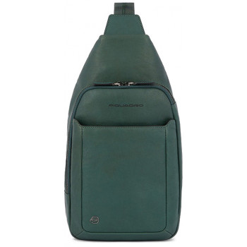 Монорюкзак Piquadro Black Square (B3) Cinnabar Green CA4827B3_VE3