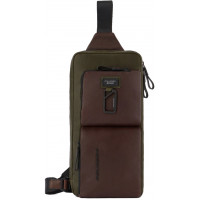 Монорюкзак Piquadro Harper (AP) Green-Brown CA5679AP_VETM