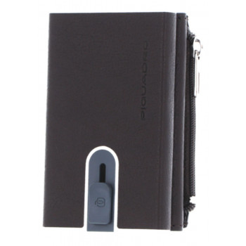Кредитница Piquadro Black Square (B3) Dark Brown PP5585B3R_TM