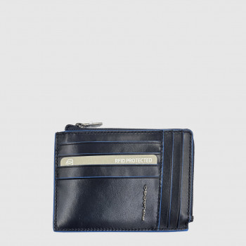 Кредитница Piquadro Blue Square (B2) Navy Blue PU1243B2R_BLU2