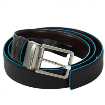 Ремень Piquadro Blue Square (B2) Black-Cognac CU2619B2_NMO