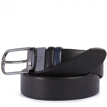 Ремінь Piquadro Black Square (B3) Black-Navy CU4877B3_NBLU2