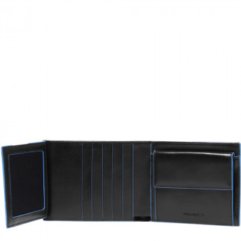 Портмоне Piquadro Blue Square (B2) Black PU1240B2R-N
