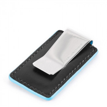 Затискач для грошей Piquadro Blue Square (B2) Black PP4857B2_N