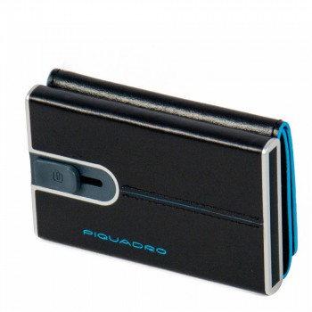 Портмоне Piquadro Blue Square (B2) Black PP4891B2R_N
