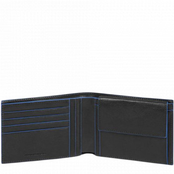 Портмоне Piquadro Blue Square (B2S) Black PU257B2SR_N