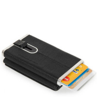 Кредитниця Piquadro Black Square (B3) Black PP4891B3R_N