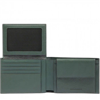 Портмоне Piquadro Black Square (B3) Green-Green PU1392B3R_VEVE