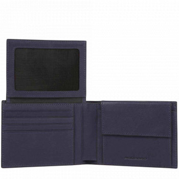 Портмоне Piquadro Black Square (B3) Ocean Blue PU1392B3R_BLU4