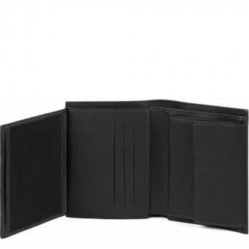 Портмоне Piquadro Black Square (B3) Black PU4824B3R_N