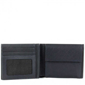 Портмоне Piquadro Black Square (B3) Blue PU4858B3R_BLU
