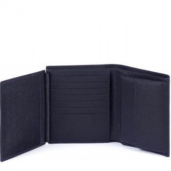 Портмоне Piquadro Black Square (B3) Blue PU4859B3R_BLU