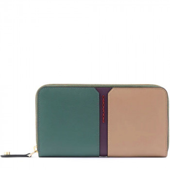 Портмоне Piquadro Ray (S126) Light Green-Powder Pink PD1515S126R_VERO