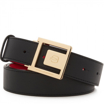 Ремінь Piquadro Circle (W92) Black-Red CU6180W92_NR