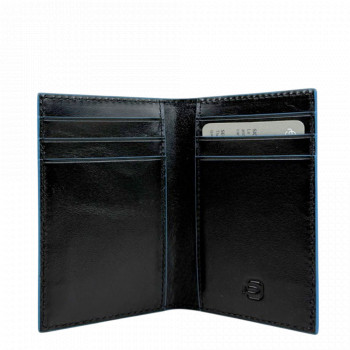 Кредитница Piquadro Blue Square (B2) Black PP6558B2R-N