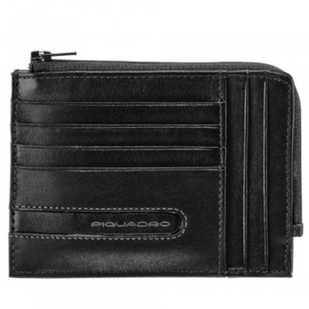 Кредитница Piquadro Freeway/Black-Grey с отделением на молнии PU1243FW_NG Кредитница Piquadro Freeway/Black-Grey с отделением на молнии PU1243FW_NG