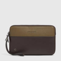 Сумочка / Клатч Piquadro Black Square (B3) Green-Brown AC3944B3R_VETM