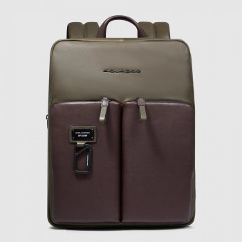 Рюкзак для ноутбука Piquadro Harper (AP) Green-Brown CA6311AP_VETM