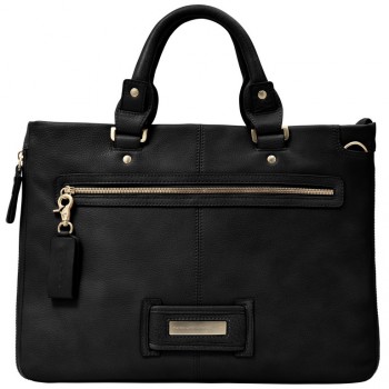 Сумка женская Piquadro SHIMMER/Black с двумя ручками с отдел. д/ноутбука + косметичка CA1618S31_N Сумка женская Piquadro SHIMMER/Black с двумя ручками с отдел. д/ноутбука + косметичка CA1618S31_N