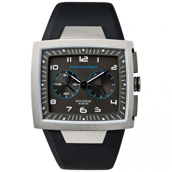 Часы Piquadro WWWATCH/Grey муж/кварц/хроно/сер/рез.черн /50м/ST OR1008WW Часы Piquadro WWWATCH/Grey муж/кварц/хроно/сер/рез.черн /50м/ST OR1008WW