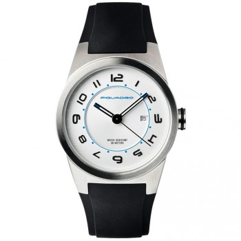 Часы Piquadro WWWATCH/White жен/кварц/бел/рез.черн /50м/ST OR1006WW Часы Piquadro WWWATCH/White жен/кварц/бел/рез.черн /50м/ST OR1006WW