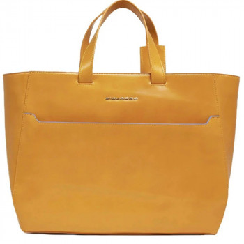 Жіноча сумка Piquadro Blue Square (B2) Yellow BD6680B2-G