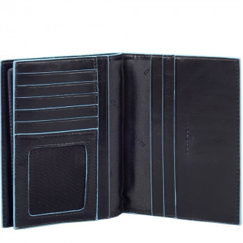 Обкладинка для паспорта Piquadro Blue Square (B2) Black PP5246B2R_N