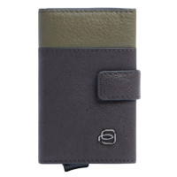 Кредитниця Piquadro Black Square (B3) Green-Brown PP5649B3R_VETM