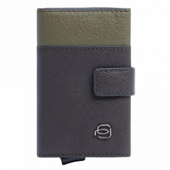 Кредитниця Piquadro Black Square (B3) Green-Brown PP5649B3R_VETM