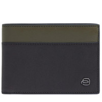 Портмоне Piquadro Black Square (B3) Green-Brown PU1392B3R_VETM