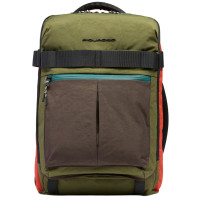 Дорожній рюкзак для ноутбука Piquadro Arne (S125) Green-Orange CA6691S125_VEAR