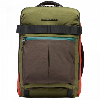 Дорожный рюкзак для ноутбука Piquadro Arne (S125) Green-Orange CA6691S125_VEAR