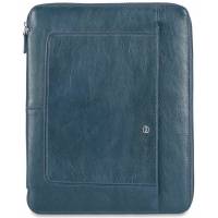 Папка на молнии с блокнотом A4 Piquadro VIBE/Blue-Grey PB2830VI_BGR